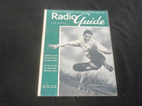 1938 APRIL 30 RADIO GUIDE MAGAZINE - KENNY BAKER COVER - SP 9517N
