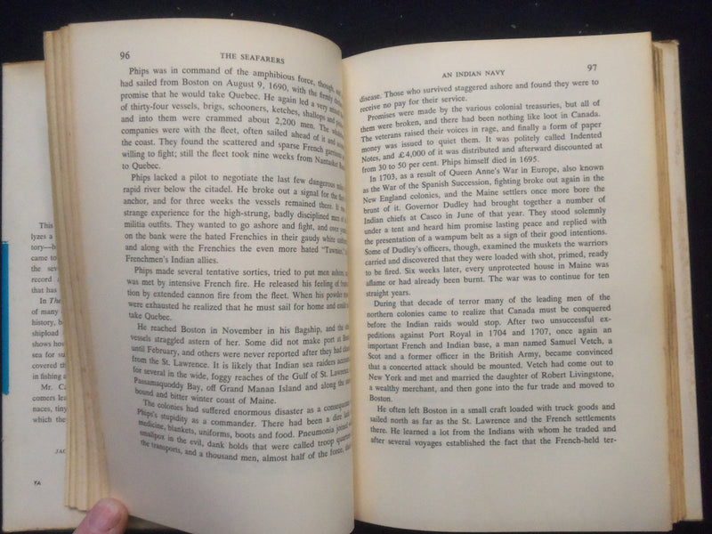 1964 THE SEAFARERS - MARITIME AMERICA HARDCOVER BOOK BY ROBERT CARSE - KD 8324