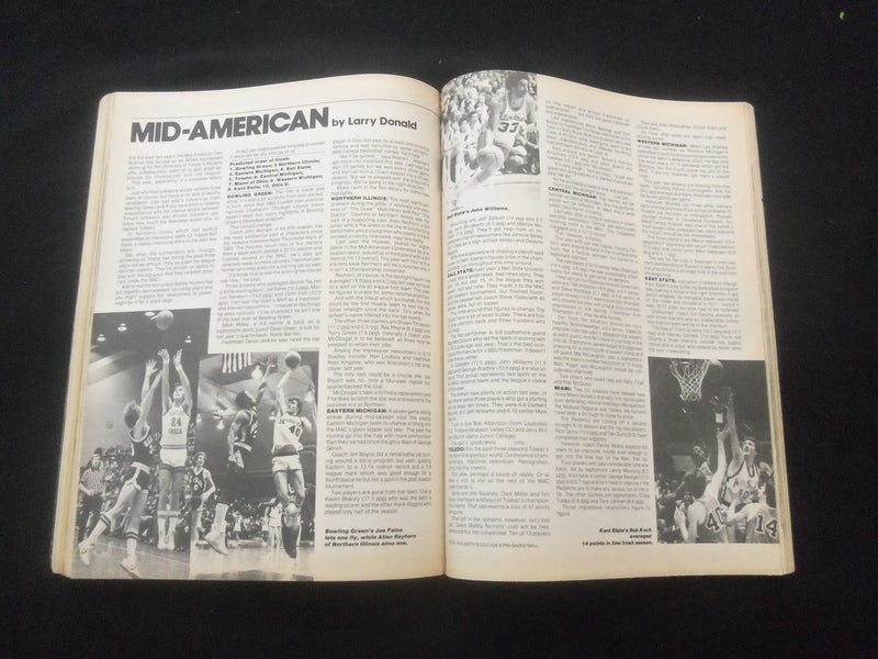 1980-81 STREET & SMITH'S COLLEGE, PRO, PREP BASKETBALL MAGAZINE - ST 457T