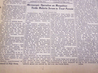 1933 MAY 8 NEW YORK TIMES - SERUM TO TREAT PARESIS - NT 4168