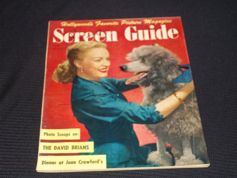 1950 JUNE SCREEN GUIDE MAGAZINE - JUNE HAVER FRONT COVER - E 15190
