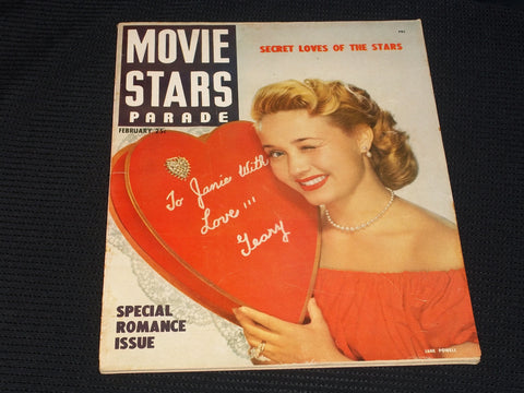 1951 FEBRUARY MOVIE STARS PARADE MAGAZINE - JANE POWELL FRONT COVER - E 1817
