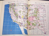 1952 HAMMOND'S NATURE ATLAS OF AMERICA BY E. L. JORDAN W/ 320 PAINTINGS - KD 105