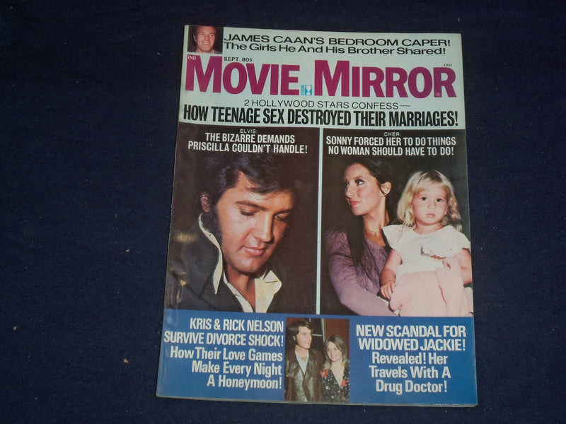 1975 SEPTEMBER MOVIE MIRROR MAGAZINE - ELVIS PRESLEY - PHOTOS & STORIES- ST 6226