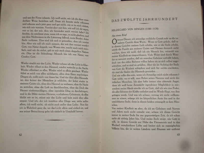 1921 EKSTATISCHE KONFESSIONEN HARDCOVER BOOK VON MARTIN BUBER - GERMAN - KD 9018
