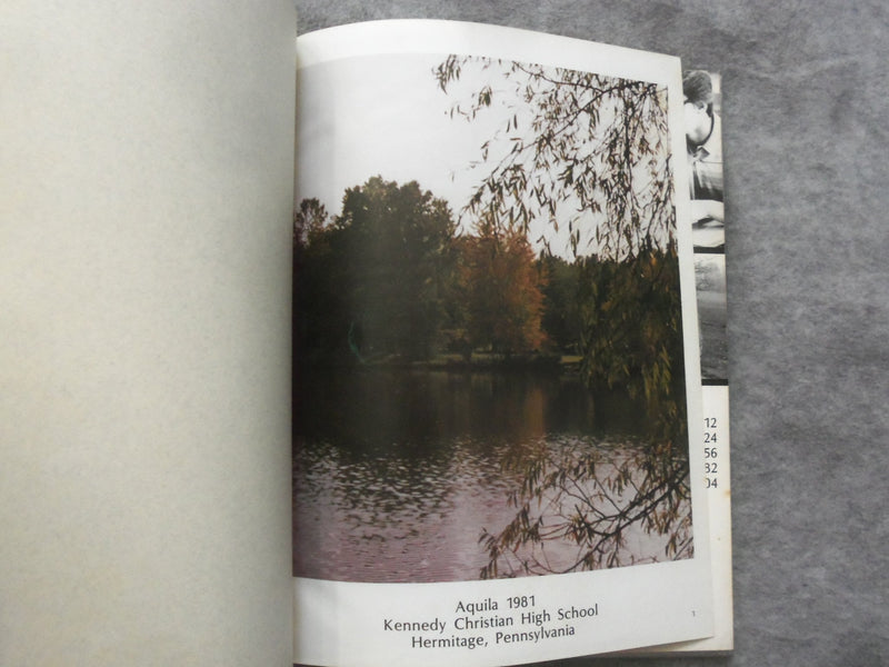 1981 AQUILA KENNEDY CHRISTIAN HIGH SCHOOL YEARBOOK - HERMITAGE, PA - YB 3170