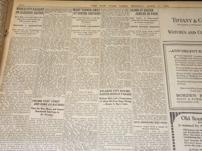 1922 APRIL 17 NEW YORK TIMES - LLOYD GEORGE TERMS MAY BE ACCEPTED - NT 8583