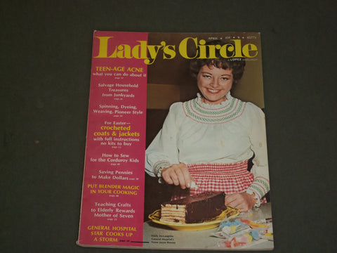 1972 APRIL LADY'S CIRCLE MAGAZINE - EMILY MCLAUGHLIN OF GENERAL HOSPITAL - F 651