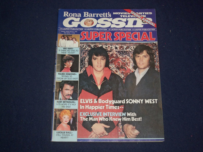 1978 SPRING RONA BARRETT'S GOSSIP MAGAZINE-ELVIS PRESLEY-PHOTOS/STORIES- ST 5970