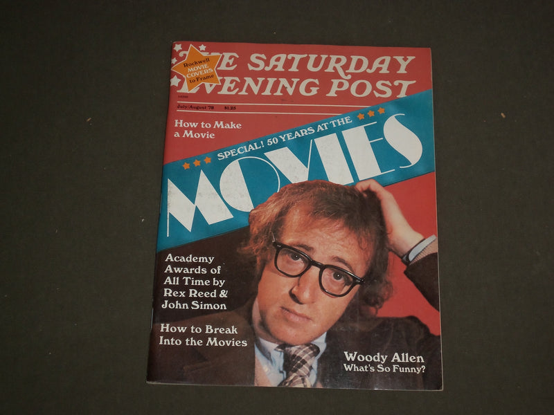 1978 JULY/AUG THE SATURDAY EVENING POST MAGAZINE - WOODY ALLEN COVER - B 4310