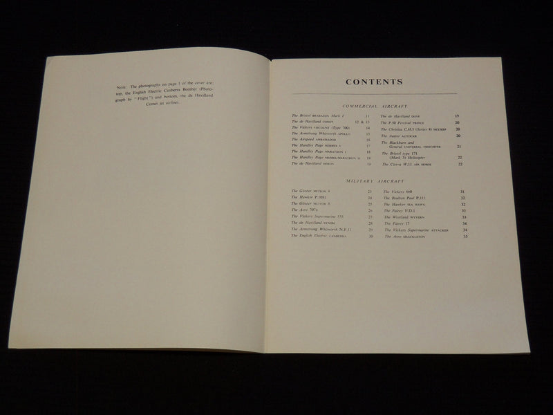 1951 BRITISH AIRCRAFT A PICTORIAL SURVEY BOOK - J 8003