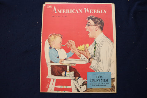 1952 JUNE 15 AMERICAN WEEKLY MAGAZINE - LANA TURNER AD - E 23231