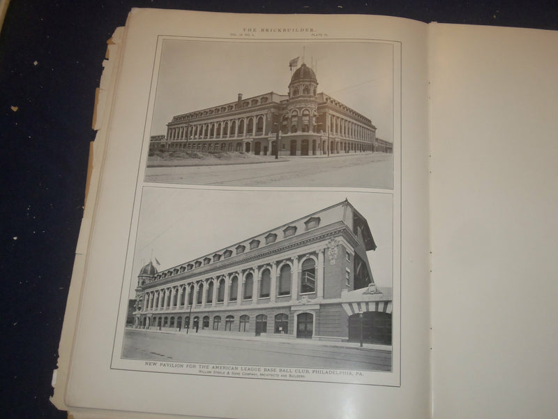 1909 JUNE THE BRICKBUILDER MAGAZINE - AN ARCHITECTURAL MONTHLY - ST 258R