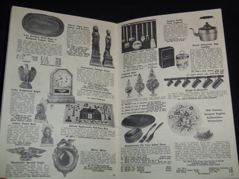 1970'S JENIFER HOUSE NEW ENGLAND AMERICANA MARKETPLACE CATALOG - J 9148