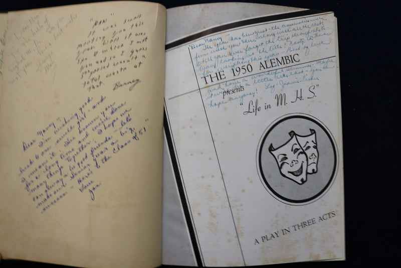1950 ALEMBIC MADISON HIGH SCHOOL YEARBOOK - MADISON, NJ - YB 3471