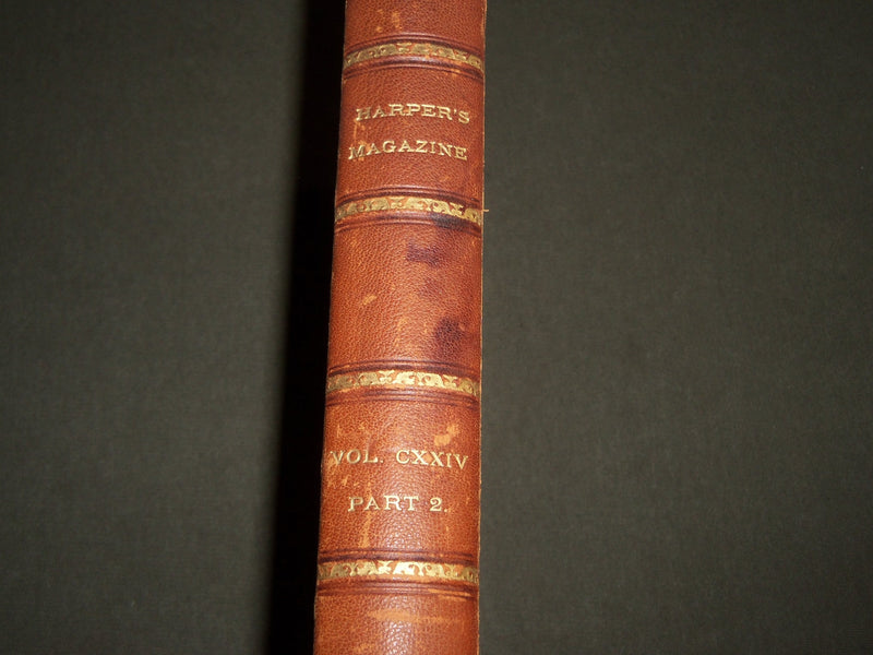 1912 MARCH-MAY HARPER'S MONTHLY MAGAZINE BOUND VOLUME - HOWARD PYLE - KD 4907