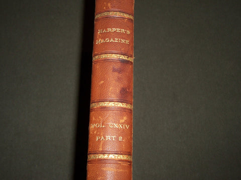 1912 MARCH-MAY HARPER'S MONTHLY MAGAZINE BOUND VOLUME - HOWARD PYLE - KD 4907