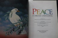 1986 PEACE - A DREAM UNFOLDING - SOFTCOVER BOOK - K 1763