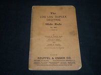 1939 THE LOG LOG DUPLEX DECITRIG MANUAL SLIDE RULE NO. 4081 - LYMAN - J 5305