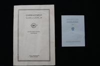 1924 AUSTIN HIGH SCHOOL CLASS NIGHT & COMMENCEMENT PROGRAMS - CHICAGO - K 1908