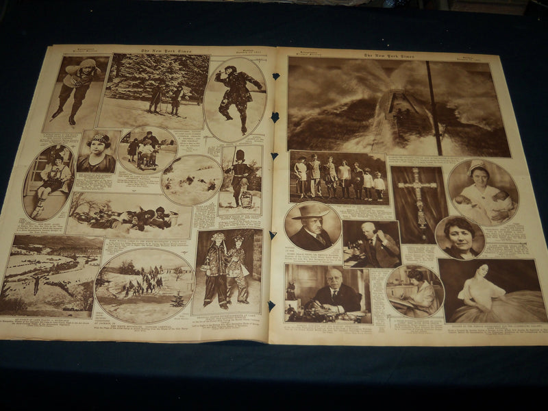 1923 JANUARY 14 NEW YORK TIMES PICTURE SECTION NO. 5 & 6 - JESS WILLARD- NT 8904
