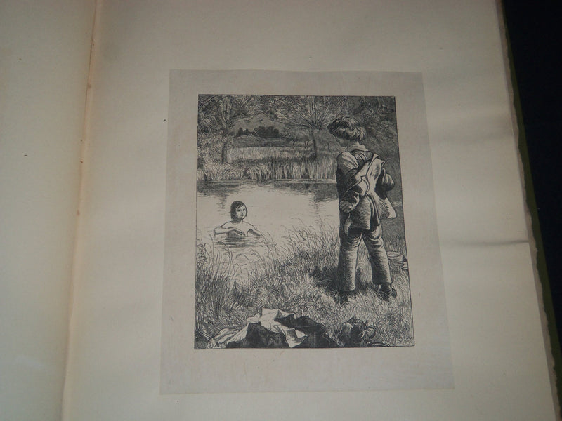1882 ENGLISH RUSTIC PICTURES - INDIA PROOFS VOLUME BY WALKER - #86 OF 300 - Z 97