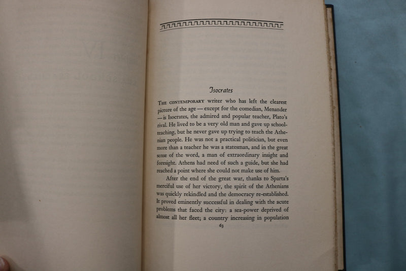 1957 THE ECHO OF GREECE HARDCOVER BOOK BY EDITH HAMILTON - KD 9646