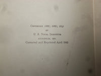 1941 WATCH OFFICER'S GUIDE - U.S. NAVY SOFTCOVER BOOK - J 9360