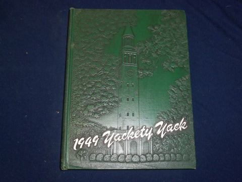 1949 YACKETY YACK UNIVERSITY OF NORTH CAROLINA YEARBOOK-CHAPEL HILL, NC- YB 1867