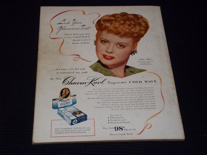 1946 OCTOBER SCREEN ROMANCES MAGAZINE - ESTHER WILLIAMS COVER - E 16604