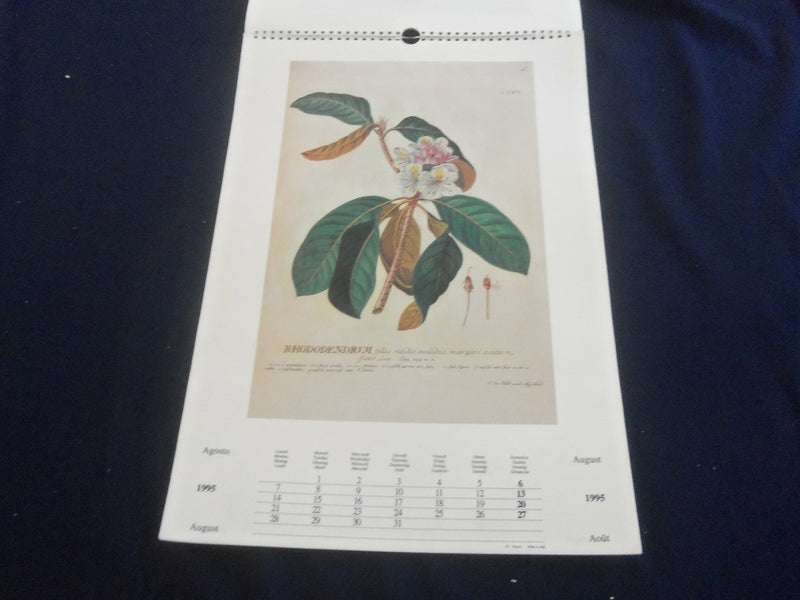 1995 BOTANICA CALENDAR - GREAT PAINTINGS - ST 2648S