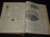 1852-1862 THE CHILD'S PAPER BOUND VOLUME - NICE ILLUSTRATIONS - KD 3352F