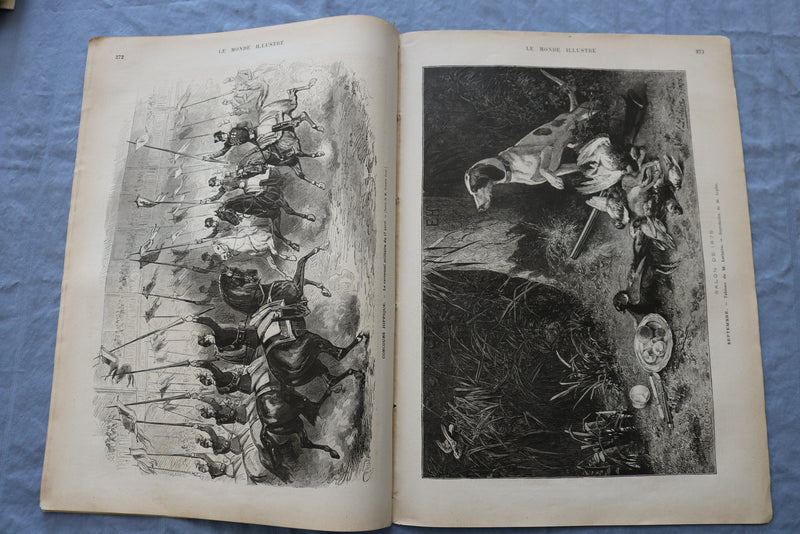 1875 MAY 1 LE MONDE ILLUSTRE MAGAZINE - BELGIQUE - MALINES - FRENCH - NP 8452