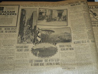 1906 APRIL 9 THE BOSTON HERALD VESUVIUS KILLS 43 THOUSANDS MORE INJURED - BH 277