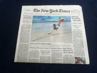2022 FEBRUARY 14 NEW YORK TIMES - BORDER BRIDGE WILL SOON OPEN, CANADA ASSERTS