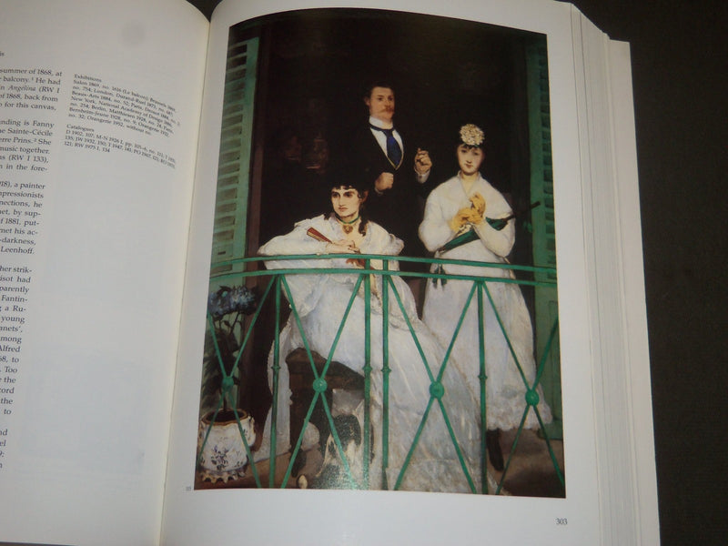 1983 MANET 1832-1883 SOFTCOVER BOOK - NICE COLOR PRINTS - KD 1350N