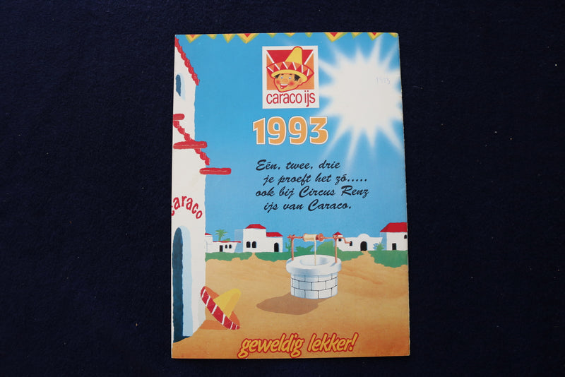 1990'S CIRCUS RENZ PROGRAMS - DUTCH - LOT OF 8 - O 3526