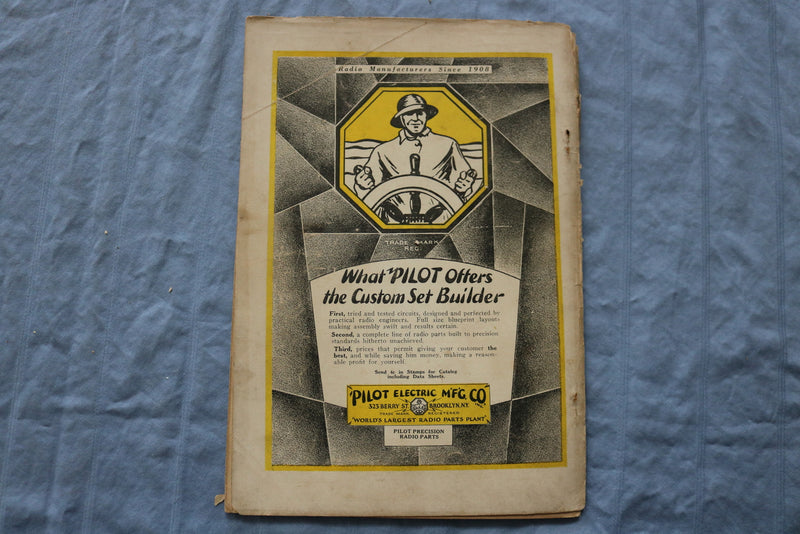 1929 WINTER RADIO DESIGN SOFTCOVER HANDBOOK - SG-105 SCREEN GRID RECEIVER- K 313