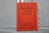 1919 FORT DODGE HIGH SCHOOL PROGRAMS SOFTCOVER BOOKS - LOT OF 2 - K 730