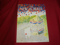 1987 JULY 6 NEW YORKER MAGAZINE FRONT COVER ONLY - GREAT ART FOR FRAMING