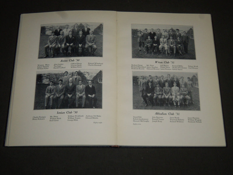 1929 THE HORACE MANNIKIN MANN SCHOOL FOR BOYS YEARBOOK - GREAT PHOTOS - YB 930