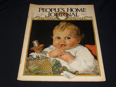 1925 DECEMBER PEOPLE'S HOME JOURNAL MAGAZINE NICE ILLUSTRATED COVER ART - E 2773