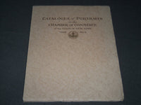 1924 CATALOGUE OF PORTRAITS IN NEW YORK - CHAMBER OF COMMERCE - J 2754