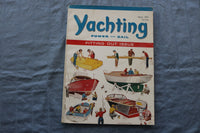 1961 APRIL YACHTING MAGAZINE - FITTING OUT ISSUE COVER - E 9434