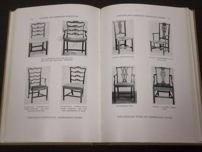 1929 ENGLISH AND AMERICAN FURNITURE BY HERBERT CESCINSKY - NICE PHOTOS - KD 80T