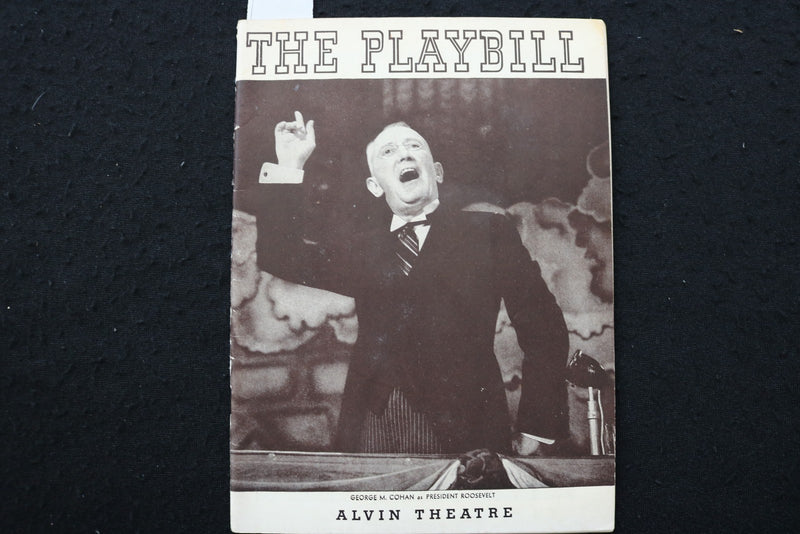1938 I'D RATHER BE RIGHT PROGRAM- THE PLAYBILL-GEORGE M. COHAN -LOT OF 2- K 3049