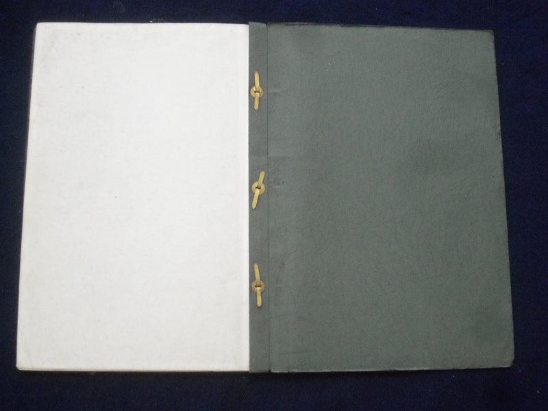 1930 INSTRUCTIONS FOR CARE & ADJUSTMENT OF THE DICTAPHONE SOFTCOVER BOOK -J 9608