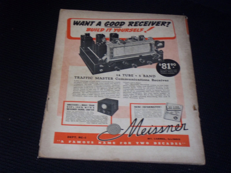 1939 MAY RADIO-CRAFT MAGAZINE VERY NICE COVERS & ADS - E 390