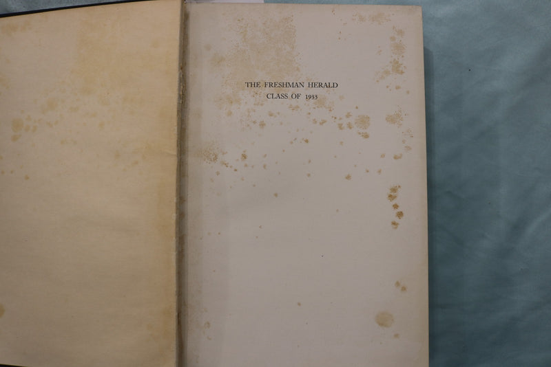 1933 THE FRESHMAN HERALD PRINCETON UNIVERSITY YEARBOOK - PRINCETON, NJ - YB 3582