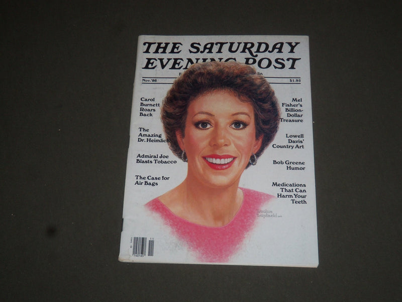 1986 NOVEMBER THE SATURDAY EVENING POST MAGAZINE - CAROL BURNETT COVER - SP 7778